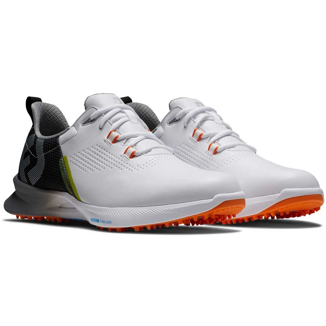 FootJoy FJ Fuel Golf Shoes White/Black/Orange 6 FootJoy FJ Fuel Golf Shoes White/Black/Orange - Image 4