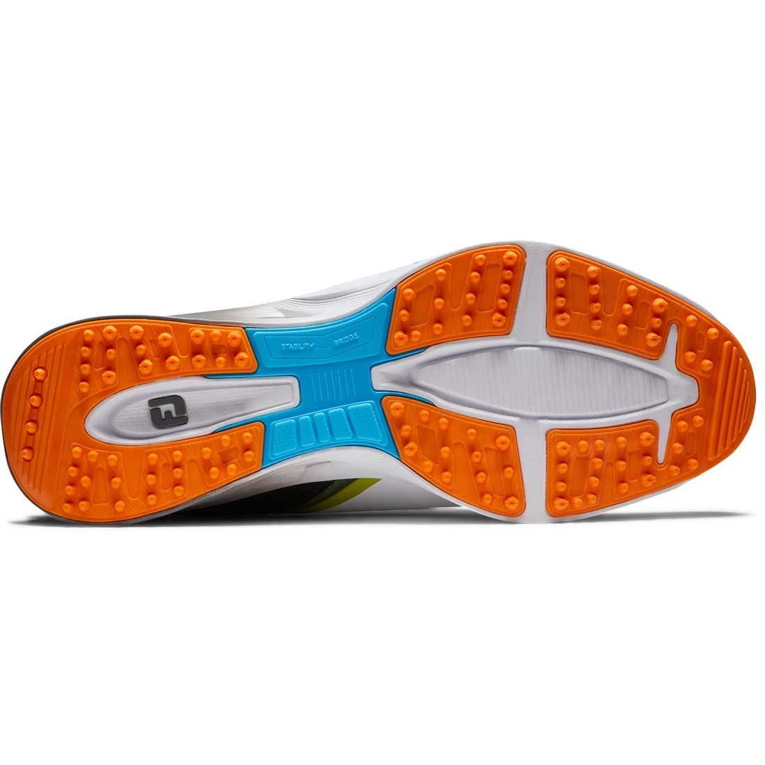 FootJoy FJ Fuel Golf Shoes White/Black/Orange 4 FootJoy FJ Fuel Golf Shoes White/Black/Orange - Image 2