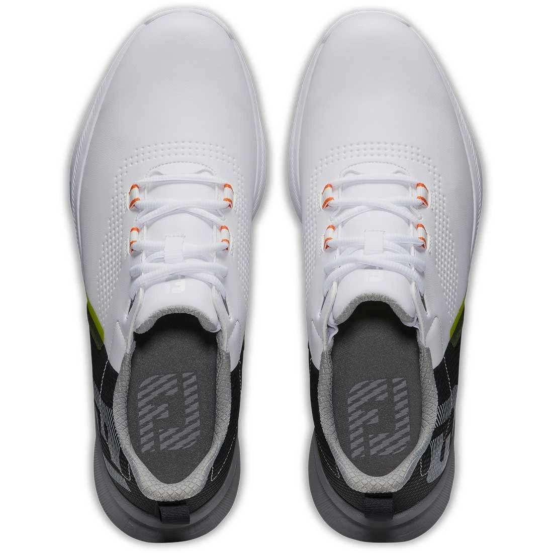 FootJoy FJ Fuel Golf Shoes White/Black/Orange 8 FootJoy FJ Fuel Golf Shoes White/Black/Orange - Image 6