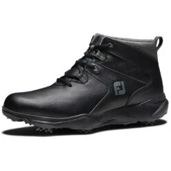 FootJoy Winter Golf Boots Black 11 FootJoy Winter Golf Boots Black -Elite Golf Shop footjoy golf specialty rain boots black 56724 toe itempicture