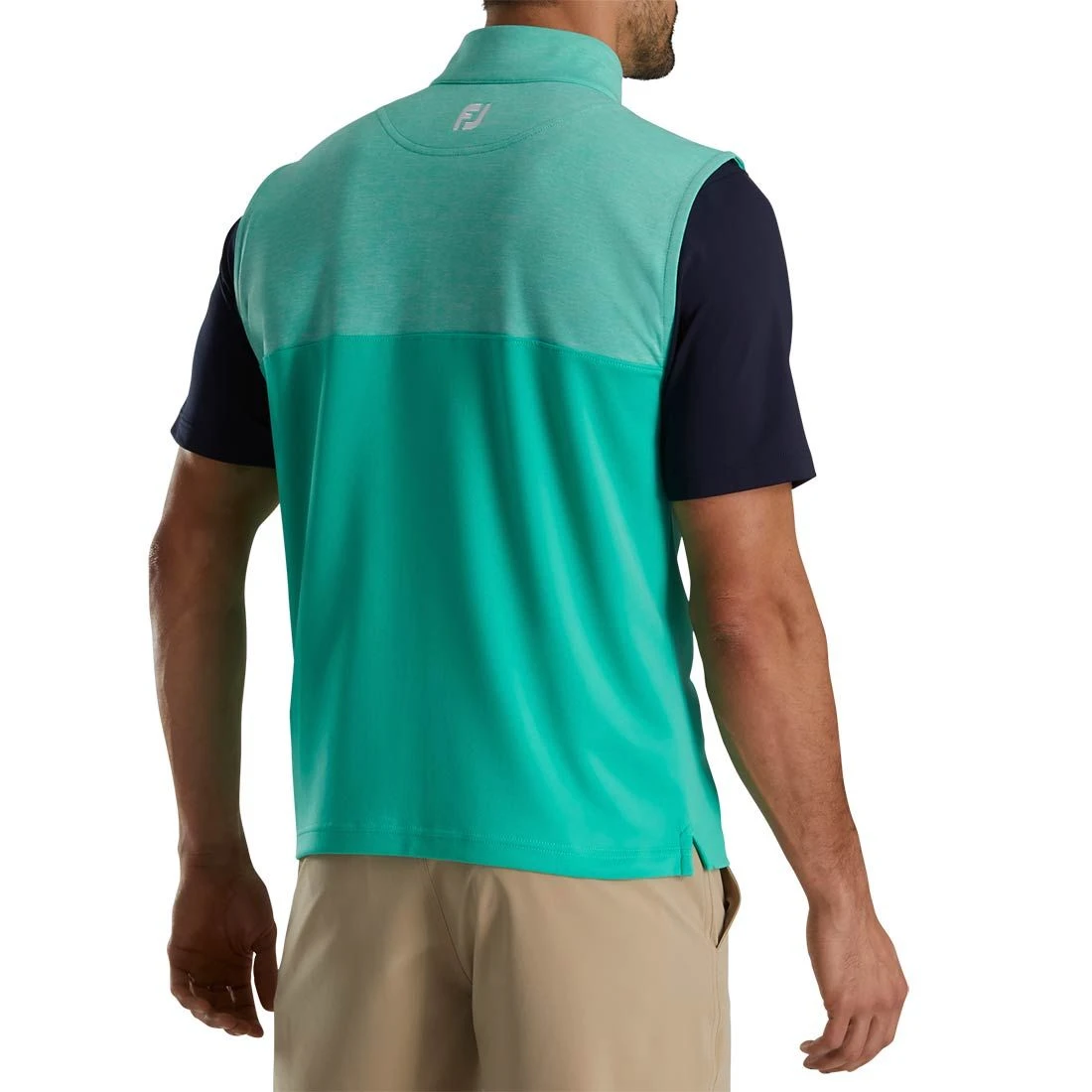 FootJoy Heather Yoke Half Zip Vest 9 FootJoy Heather Yoke Half Zip Vest - Image 7