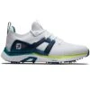 FootJoy HyperFlex Golf Shoes White/Navy/Lime -Elite Golf Shop footjoy hyperflex golf shoes white navy lime 51075 profile itempicture
