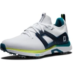 FootJoy HyperFlex Golf Shoes White/Navy/Lime 12 FootJoy HyperFlex Golf Shoes White/Navy/Lime -Elite Golf Shop footjoy hyperflex golf shoes white navy lime 51075 toe itempicture