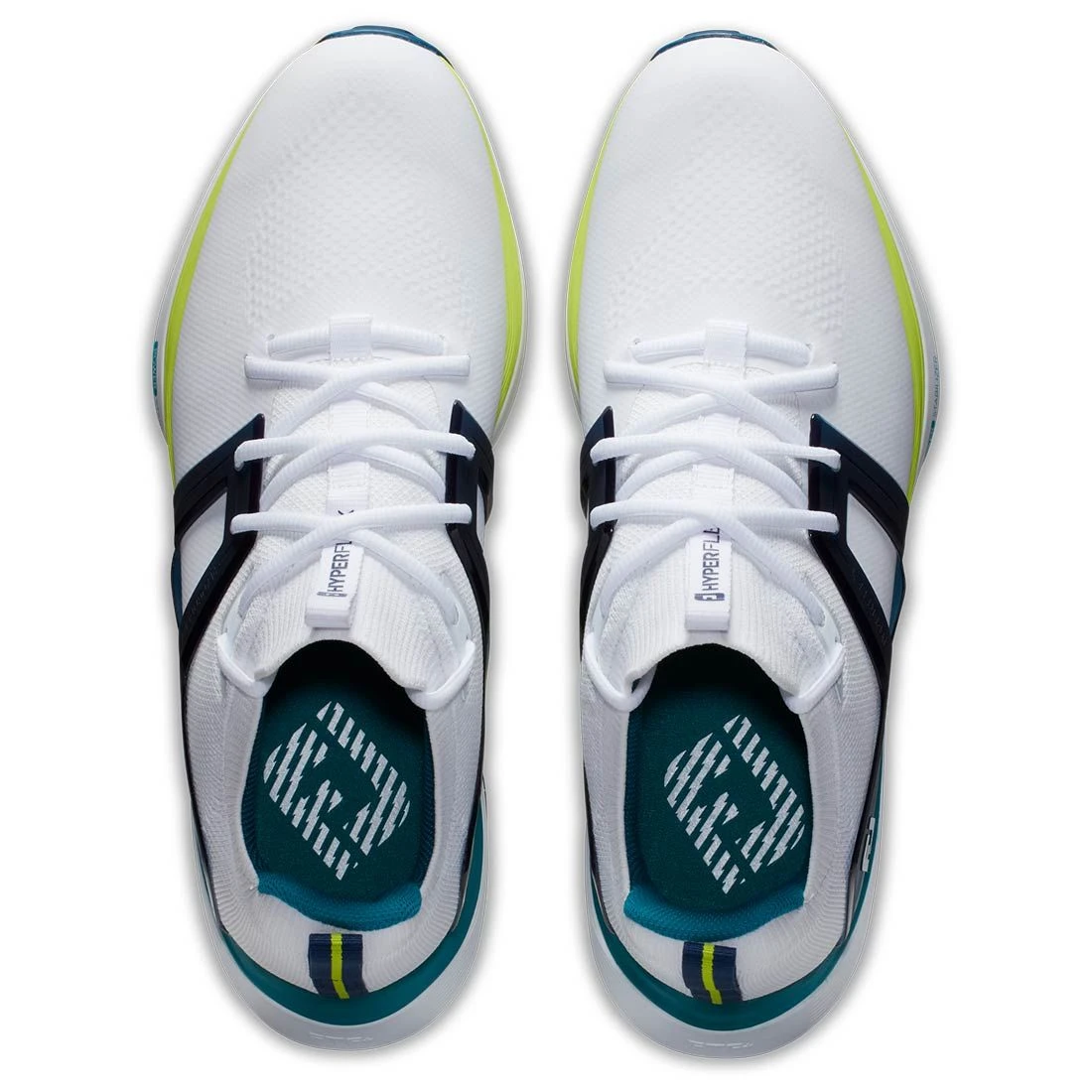 FootJoy HyperFlex Golf Shoes White/Navy/Lime 9 FootJoy HyperFlex Golf Shoes White/Navy/Lime - Image 7