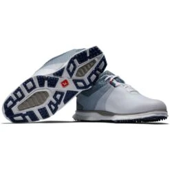 FootJoy Pro SL Sport Golf Shoes White/Blue Fog -Elite Golf Shop footjoy pro sl sport golf shoes white blue fog 53854 beauty itempicture