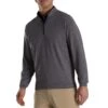 FootJoy Lightweight Solid Midlayer -Elite Golf Shop footjoy solid midlayer withtrim heather charcoal itempicture