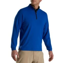 FootJoy Lightweight Solid Midlayer -Elite Golf Shop footjoy solid midlayer withtrim ocean itempicture