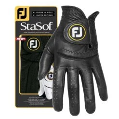 FootJoy 2018 StaSof Golf Glove -Elite Golf Shop footjoy stasof golf glove black black