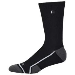 FootJoy Tech D.R.Y. Crew Socks -Elite Golf Shop footjoy tech dry crew socks black itempicture