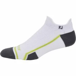 FootJoy Tech D.R.Y. Roll Tab Socks 9 FootJoy Tech D.R.Y. Roll Tab Socks -Elite Golf Shop footjoy tech dry roll tab socks white itempicture