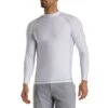 FootJoy Thermal Base Layer Shirt -Elite Golf Shop footjoy thermal base layer shirt white front itempicture