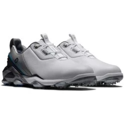 FootJoy Tour Alpha Golf Shoes White/Grey/Blue -Elite Golf Shop footjoy tour alpha golf shoes white grey blue pair itempicture