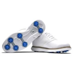 FootJoy Traditions Golf Shoes White 12 FootJoy Traditions Golf Shoes White -Elite Golf Shop footjoy traditions golf shoes white white sole profile itempicture
