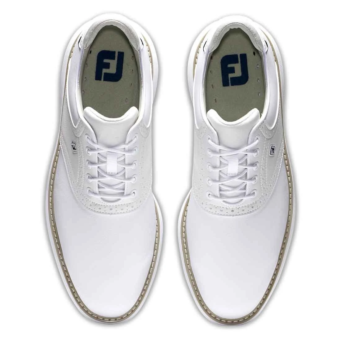 FootJoy Traditions Golf Shoes White 8 FootJoy Traditions Golf Shoes White - Image 6