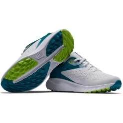FootJoy Women's Flex XP Golf Shoes White/Teal 14 FootJoy Women's Flex XP Golf Shoes White/Teal -Elite Golf Shop footjoy women s flex xp golf shoes white teal 95423 beauty itempicture