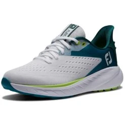 FootJoy Women's Flex XP Golf Shoes White/Teal 11 FootJoy Women's Flex XP Golf Shoes White/Teal -Elite Golf Shop footjoy women s flex xp golf shoes white teal 95423 toe itempicture