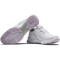 FootJoy Women's FJ Fuel Golf Shoes White/White/Pink -Elite Golf Shop footjoy womens fj fuel golf shoes 92373 white white pink beauty itempicture