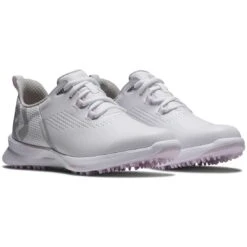 FootJoy Women's FJ Fuel Golf Shoes White/White/Pink -Elite Golf Shop footjoy womens fj fuel golf shoes 92373 white white pink pair itempicture