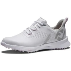FootJoy Women's FJ Fuel Golf Shoes White/White/Pink -Elite Golf Shop footjoy womens fj fuel golf shoes 92373 white white pink toe itempicture