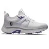 FootJoy Women's HyperFlex Golf Shoes White/Grey -Elite Golf Shop footjoy womens hyperflex golf shoes white grey 98167 right itempicture
