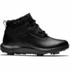 FootJoy Women's Stormwalker Golf Boots Black -Elite Golf Shop footjoy womens stormwalker golf boots 98831 black side itempicture
