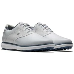FootJoy Women's Traditions SL Golf Shoes White -Elite Golf Shop footjoy womens traditions sl golf shoes white 97898 pair itempicture