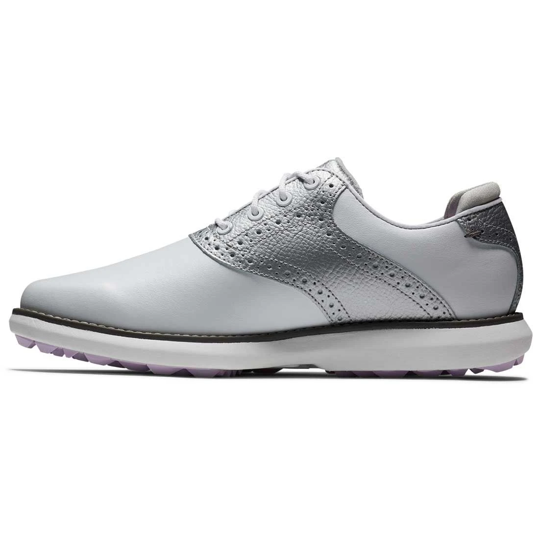 FootJoy Women's Traditions SL Golf Shoes White/Silver 9 FootJoy Women's Traditions SL Golf Shoes White/Silver - Image 7