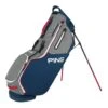 Ping 2022 Hoofer 14-Way Stand Bag 2 Ping 2022 Hoofer 14-Way Stand Bag -Elite Golf Shop golf bag ping 2020 hoofer 14 stand bag grey navy scarlet itempicture