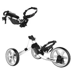 Clicgear 4.0 Push Cart -Elite Golf Shop golf cart clicgear 4.0 push cart white itempicture