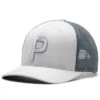 Puma Trucker P 110 Snapback Hat -Elite Golf Shop golf hat puma trucker p 110 snapback hat white itempicture