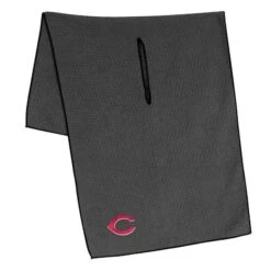 Team Effort MLB 19 X 41 Grey Microfiber Towel -Elite Golf Shop mcarthur sports mlb grey microfiber towel cincinnati reds