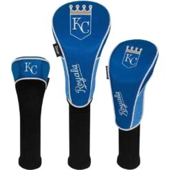 Team Effort MLB Set Of 3 Headcovers -Elite Golf Shop mcarthur sports mlb set of 3 headcovers kansas city royals