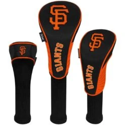 Team Effort MLB Set Of 3 Headcovers -Elite Golf Shop mcarthur sports mlb set of 3 headcovers san francisco giants