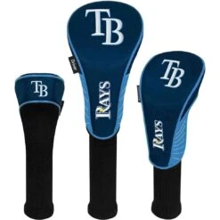 Team Effort MLB Set Of 3 Headcovers -Elite Golf Shop mcarthur sports mlb set of 3 headcovers tampa bay rays