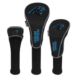 Team Effort NFL Set Of 3 Headcovers -Elite Golf Shop mcarthur sports nfl set of 3 headcovers carolina panthers