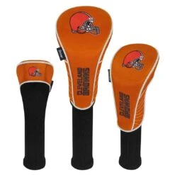 Team Effort NFL Set Of 3 Headcovers -Elite Golf Shop mcarthur sports nfl set of 3 headcovers cleveland browns 1