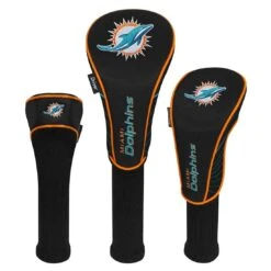 Team Effort NFL Set Of 3 Headcovers -Elite Golf Shop mcarthur sports nfl set of 3 headcovers miami dolphins