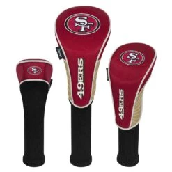 Team Effort NFL Set Of 3 Headcovers -Elite Golf Shop mcarthur sports nfl set of 3 headcovers san francisco 49ers