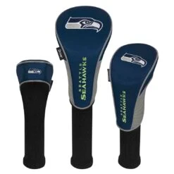 Team Effort NFL Set Of 3 Headcovers -Elite Golf Shop mcarthur sports nfl set of 3 headcovers seattle seahawks