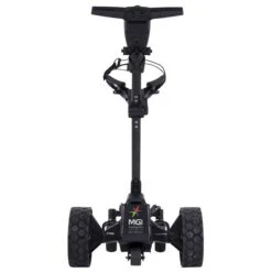 MGI Zip Navigator AT Electric Golf Caddy Refurbished -Elite Golf Shop mgi zip navigator at electric golf caddy black back itempicture