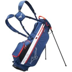 Mizuno K1-LO Lightweight Stand Bag 9 Mizuno K1-LO Lightweight Stand Bag -Elite Golf Shop mizuno 2023 k1 l0 lightweight stand bag navy red itempicture