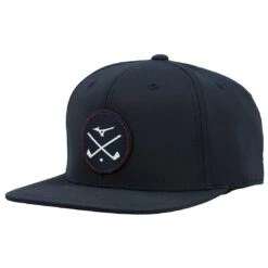 Mizuno Crossed Clubs Snapback Hat -Elite Golf Shop mizuno crossed clubs snapback hat navy itempicture