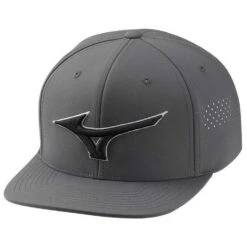 Mizuno Tour Flat Snapback Hat 11 Mizuno Tour Flat Snapback Hat -Elite Golf Shop mizuno tour flat snapback hat charcoal itempicture