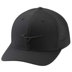Mizuno Tour Vent Adjustable Hat -Elite Golf Shop mizuno tour vent adjustable hat black itempicture