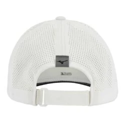 Mizuno Tour Vent Adjustable Hat -Elite Golf Shop mizuno tour vent adjustable hat white black back itempicture