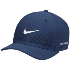 Nike Dri-FIT ADV Rise Hat 11 Nike Dri-FIT ADV Rise Hat -Elite Golf Shop nike 2023 dri fit adv rise hat midnight navy front itempicture