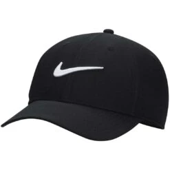 Nike Dri-FIT Club Hat -Elite Golf Shop nike 2023 dri fit club hat black white itempicture
