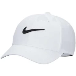 Nike Dri-FIT Club Hat -Elite Golf Shop nike 2023 dri fit club hat white itempicture