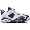 Nike Jordan Retro 6 G Golf Shoes White/Midnight Navy/Varsity Red 1 Nike Jordan Retro 6 G Golf Shoes White/Midnight Navy/Varsity Red -Elite Golf Shop nike air jordan retro 6 g golf shoes white midnight navy varsity red profile itempicture