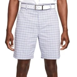 Nike Dri-FIT Chino Plaid Shorts -Elite Golf Shop nike dri fit chino plaid shorts barely grape front itempicture